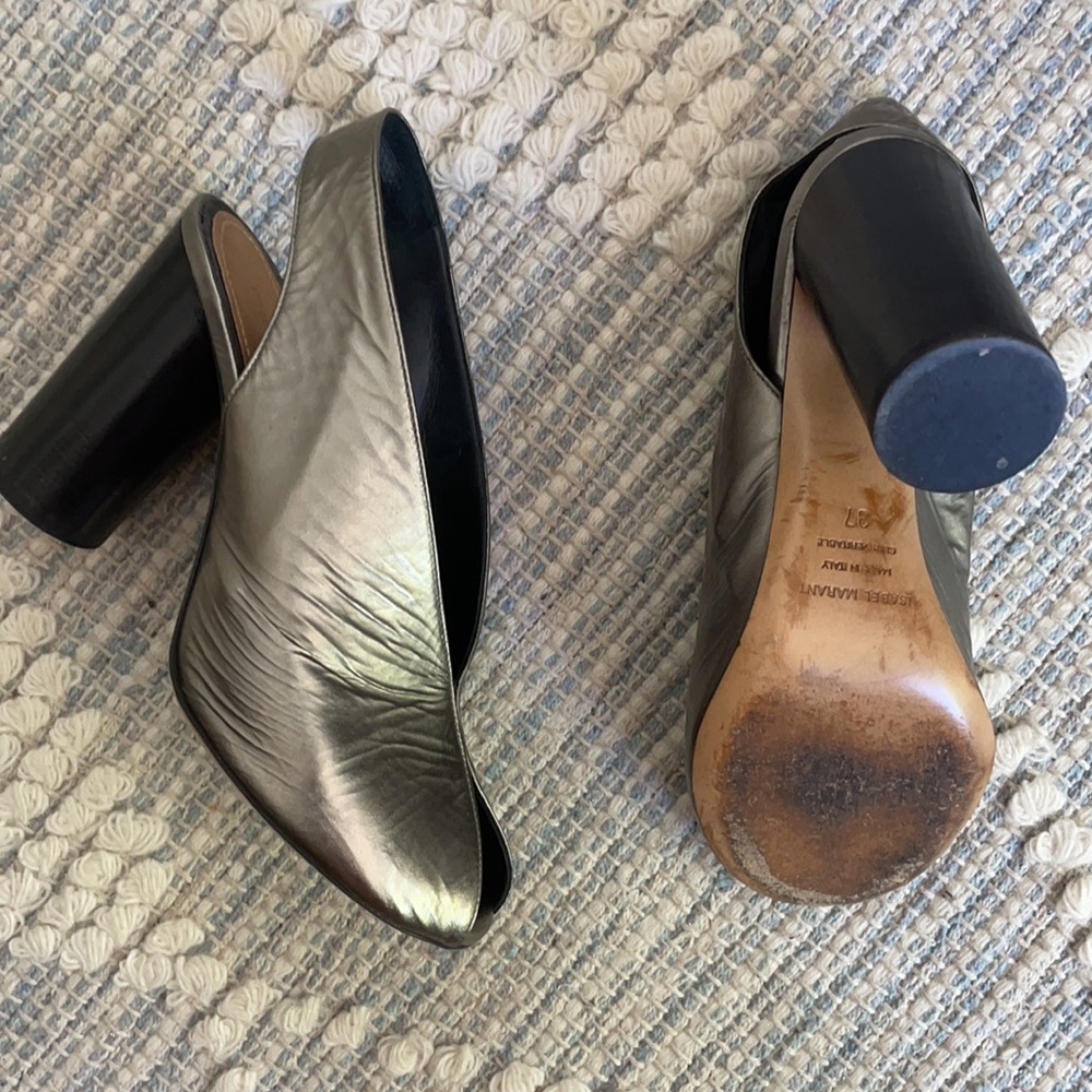 Isabel Marant Meirid silver heels - Picture 4 of 4
